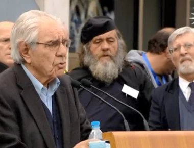 Γιώργος Κασιμάτης στο συλλαλητήριο: «Από το 2010 οι κυβερνήσεις λένε “Ναι” - Σήμερα ο λαός είπε “Όχι”»